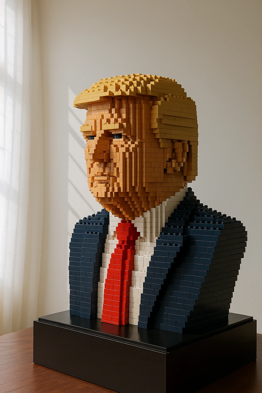 Donald Trump Lego Bust