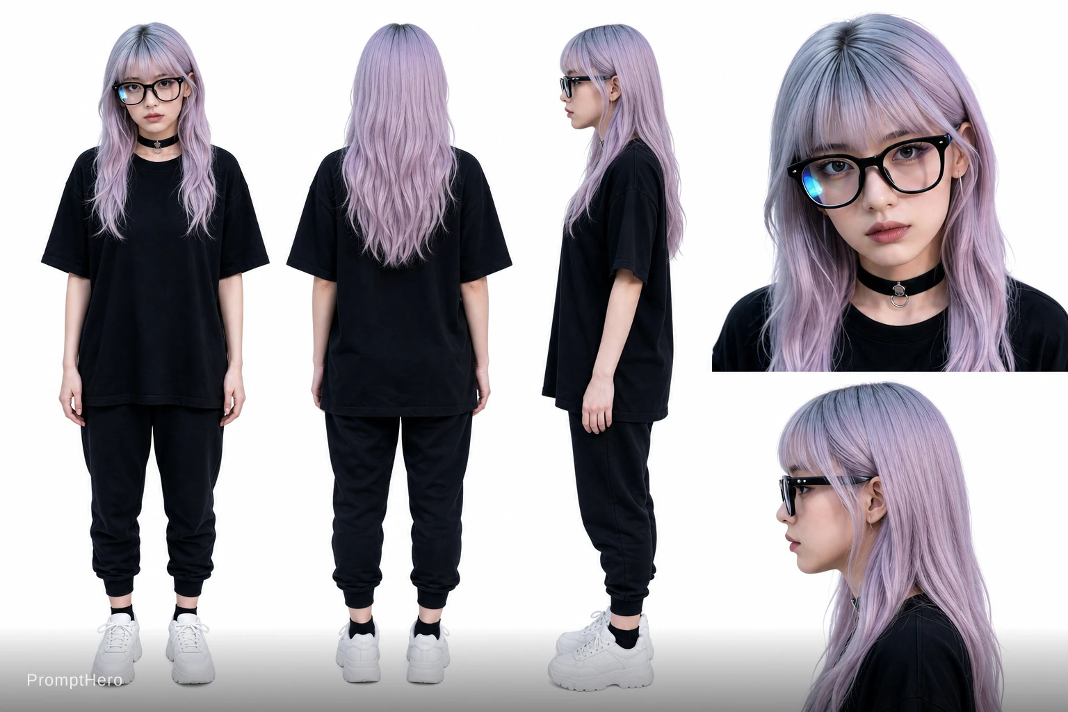 Character Sheet Photorealistic Face