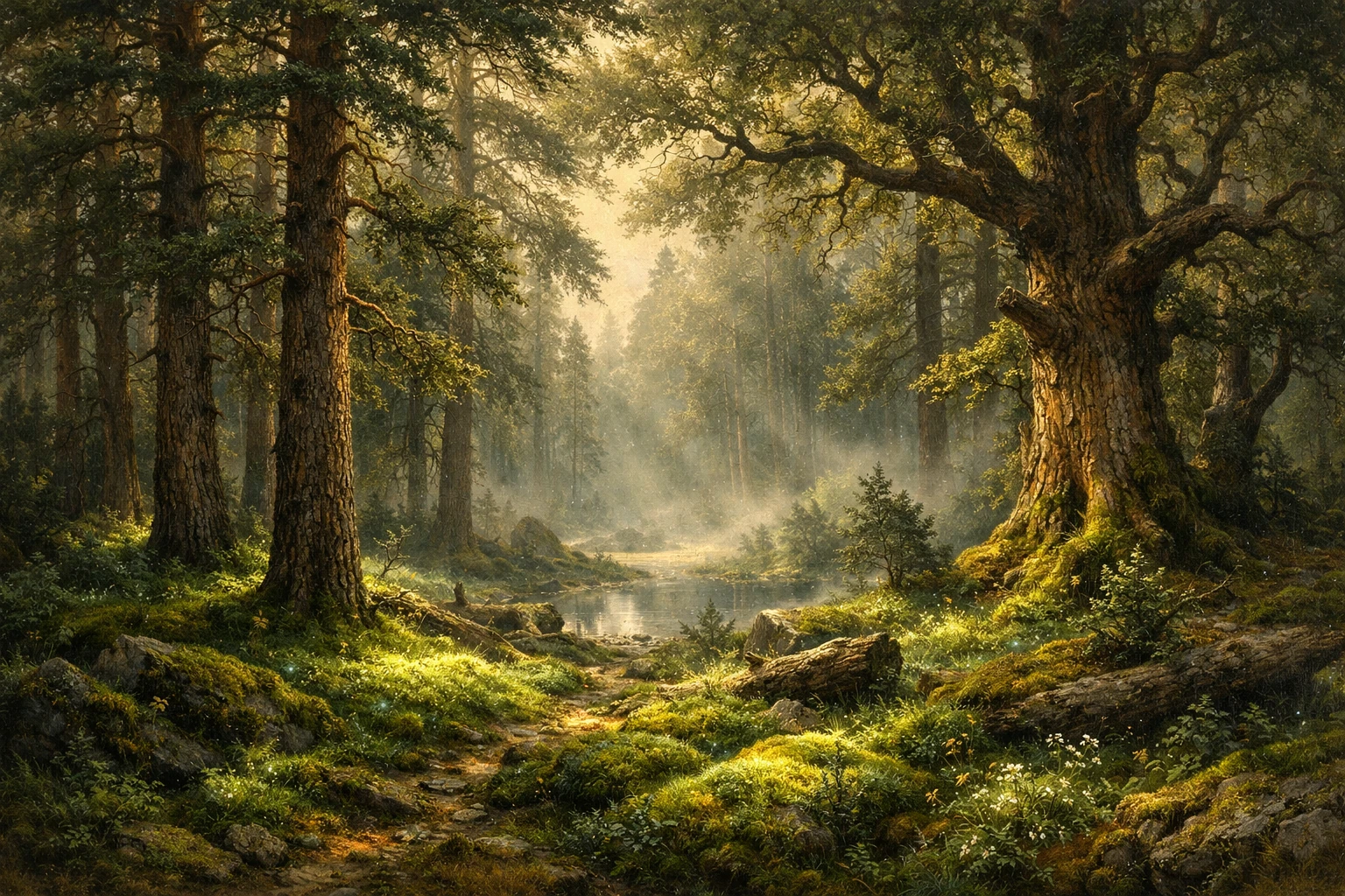 Russian Forest Fantasy Mystical