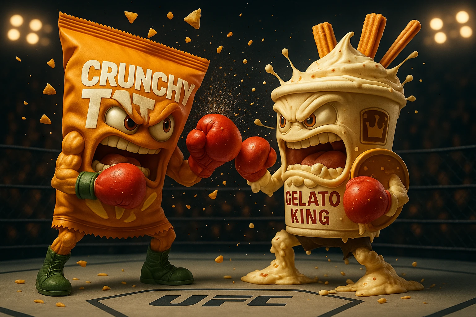 Snack Food UFC Fight Comedy