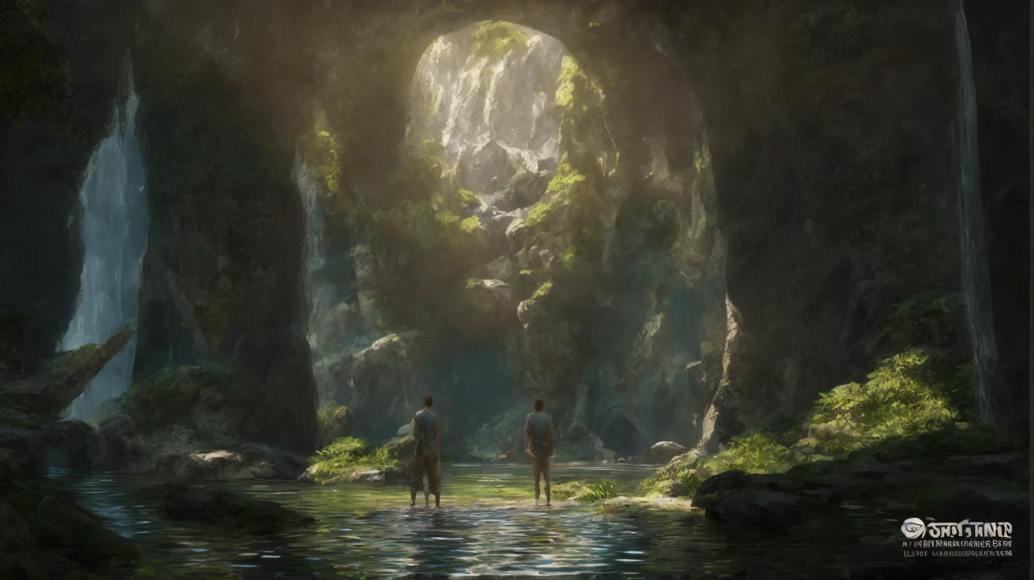 Mystical Cave Portal Opening