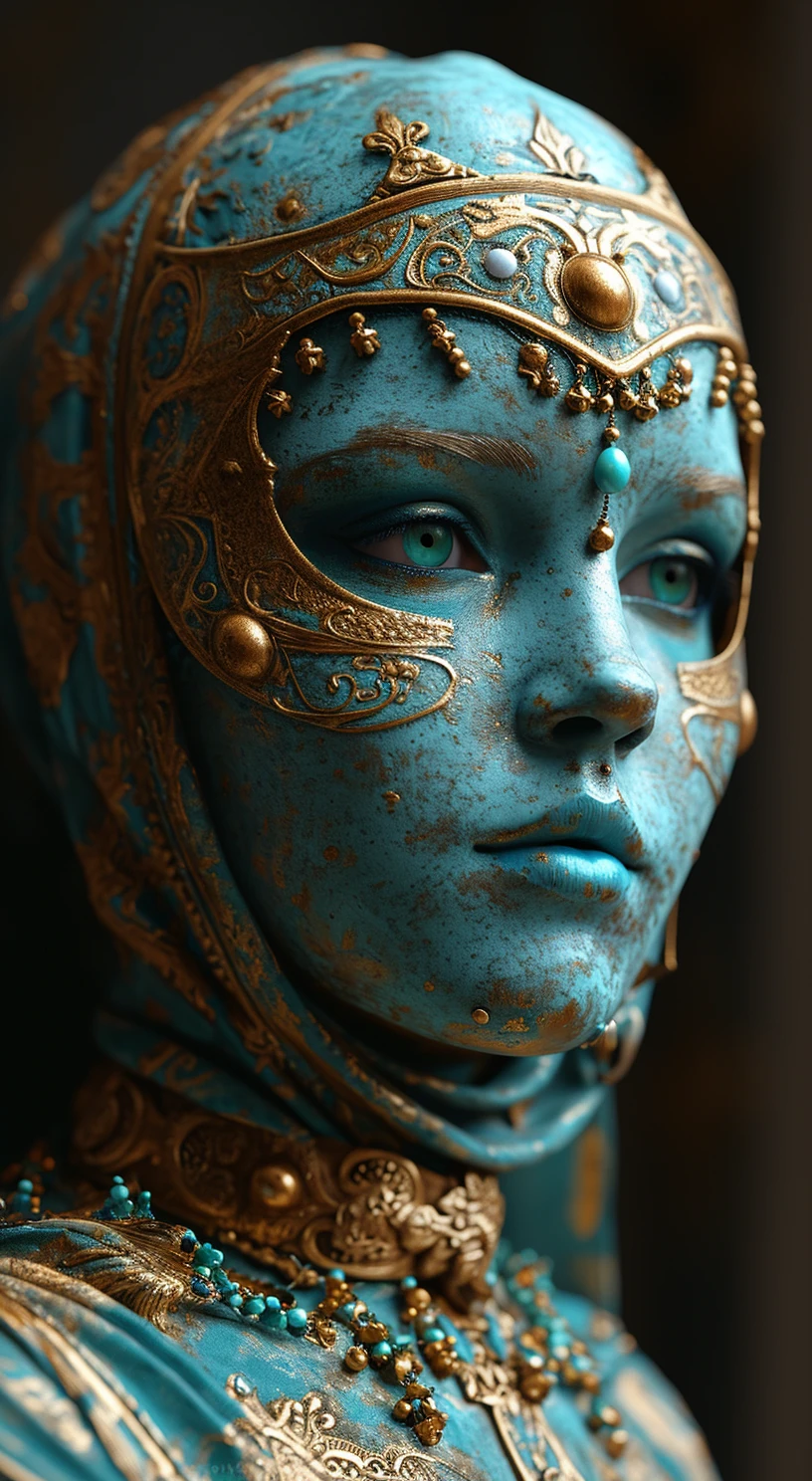 Woman Elaborate Mask Venice