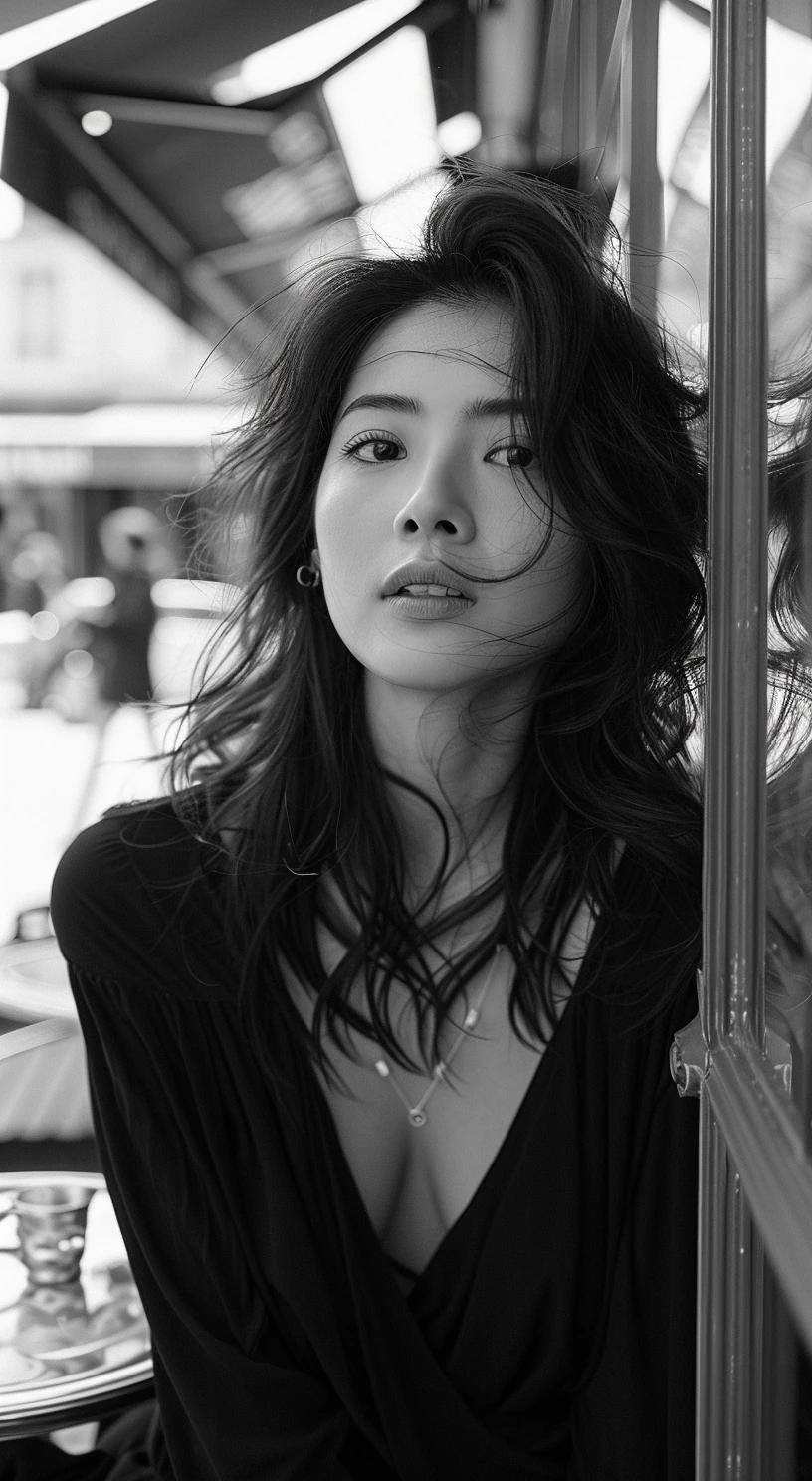 Asian Woman Paris Portrait