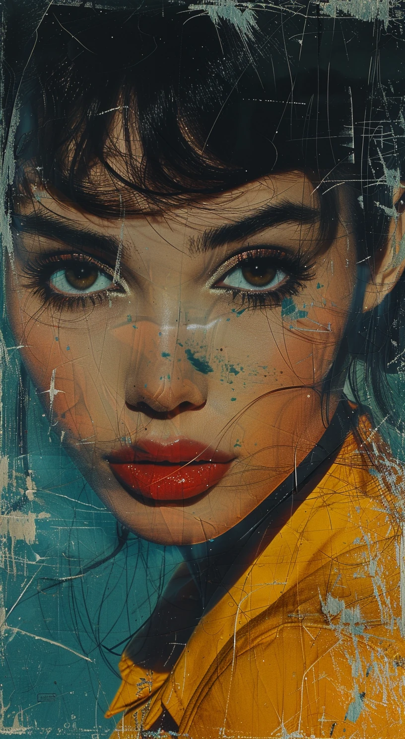 Vintage Fashion Poster Woman