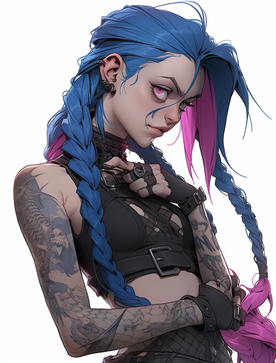 Jinx Cybergoth Gothic Character