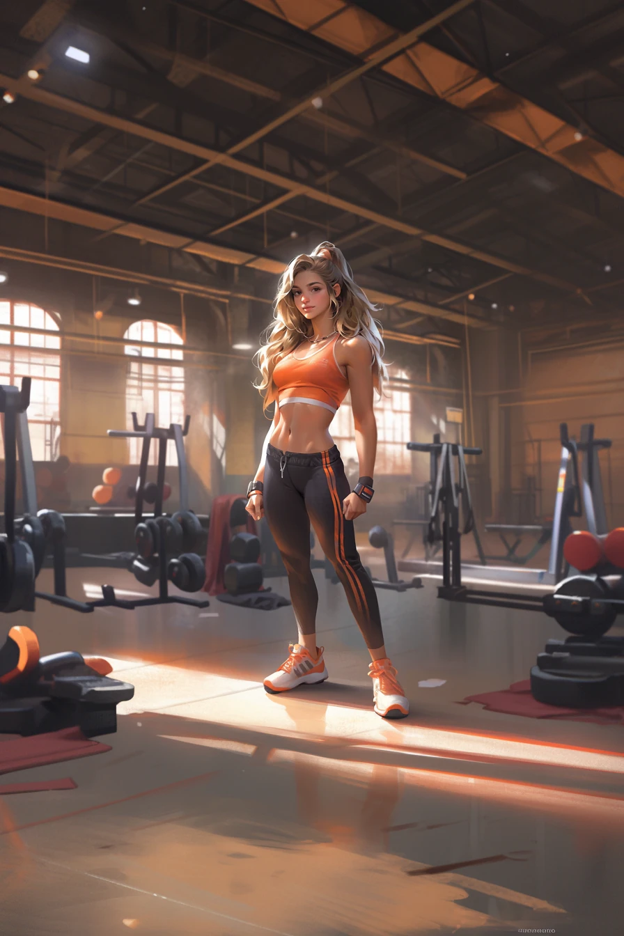 Fitness Girl Perfect Figure