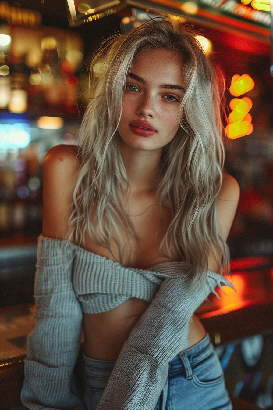 Woman Silver Hair Club