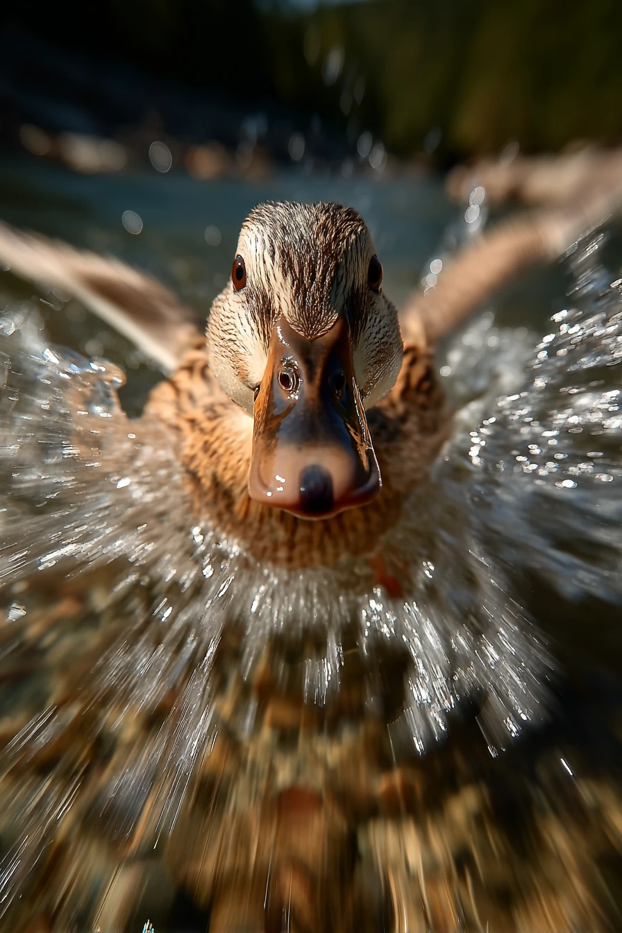 Duck Feet Fast Water