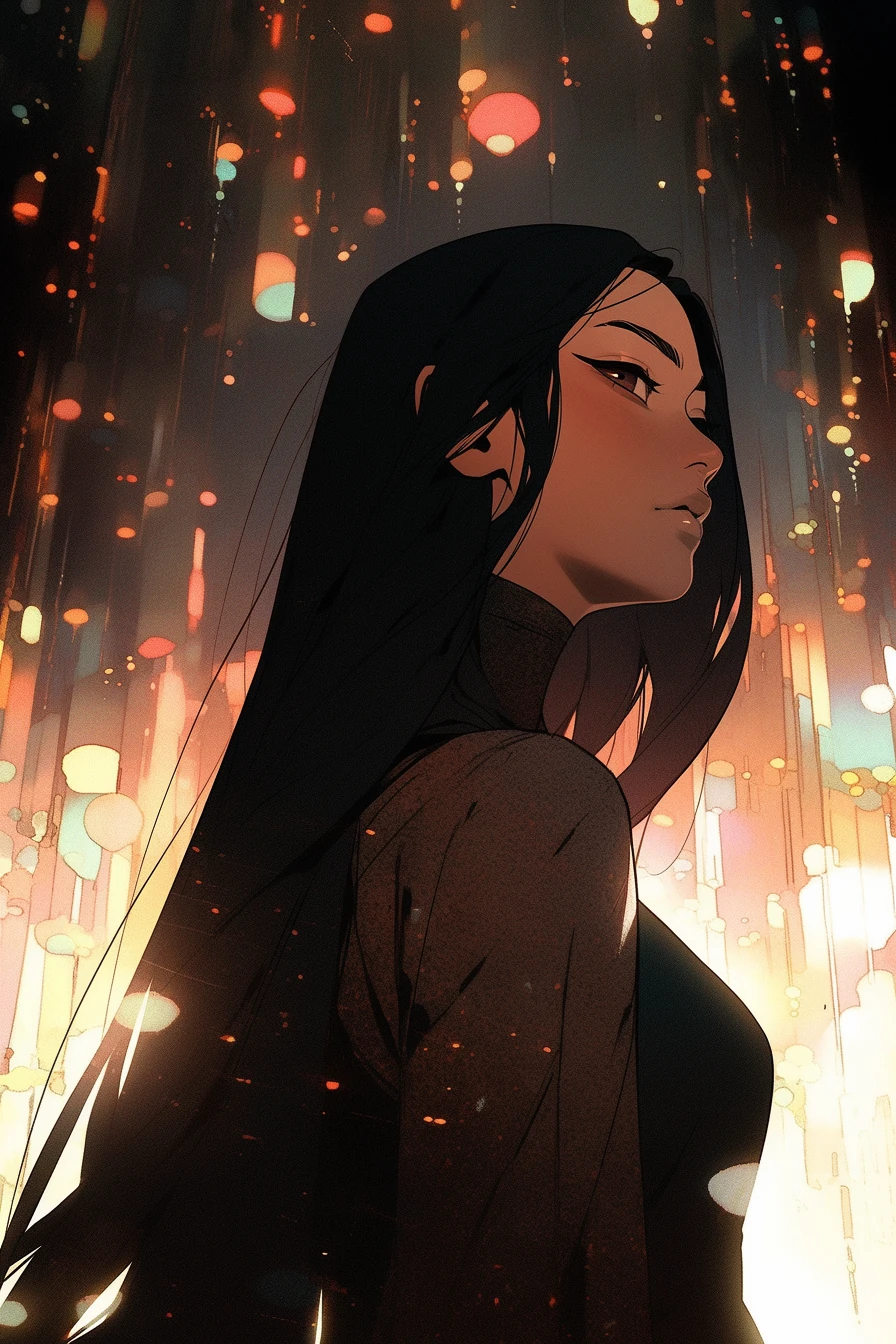Anime Character Fierce Dark