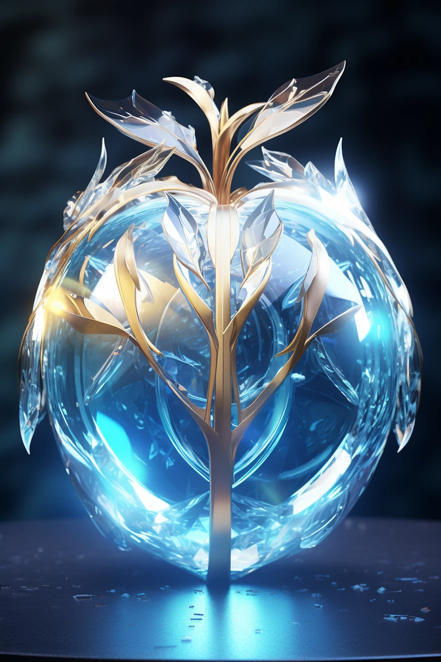 Crystal Apple Snow Frost Magic