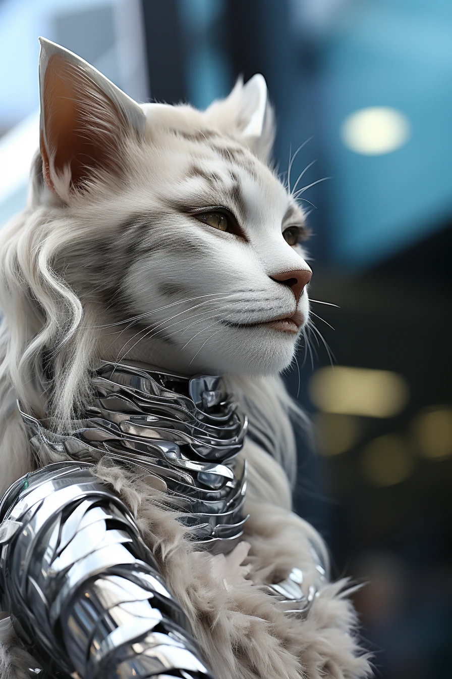 Woman Half Cat Hybrid