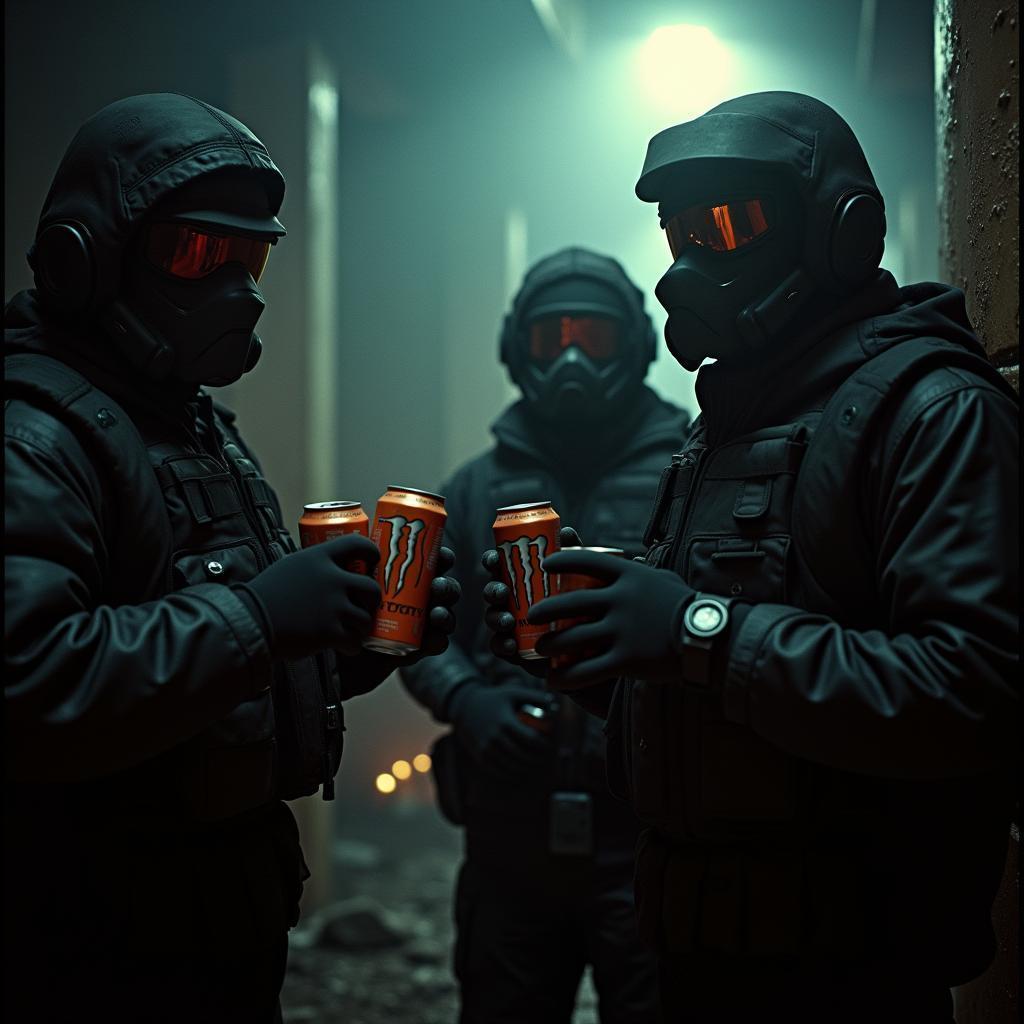 CSGO Characters With Energy Drinks on CineStill
