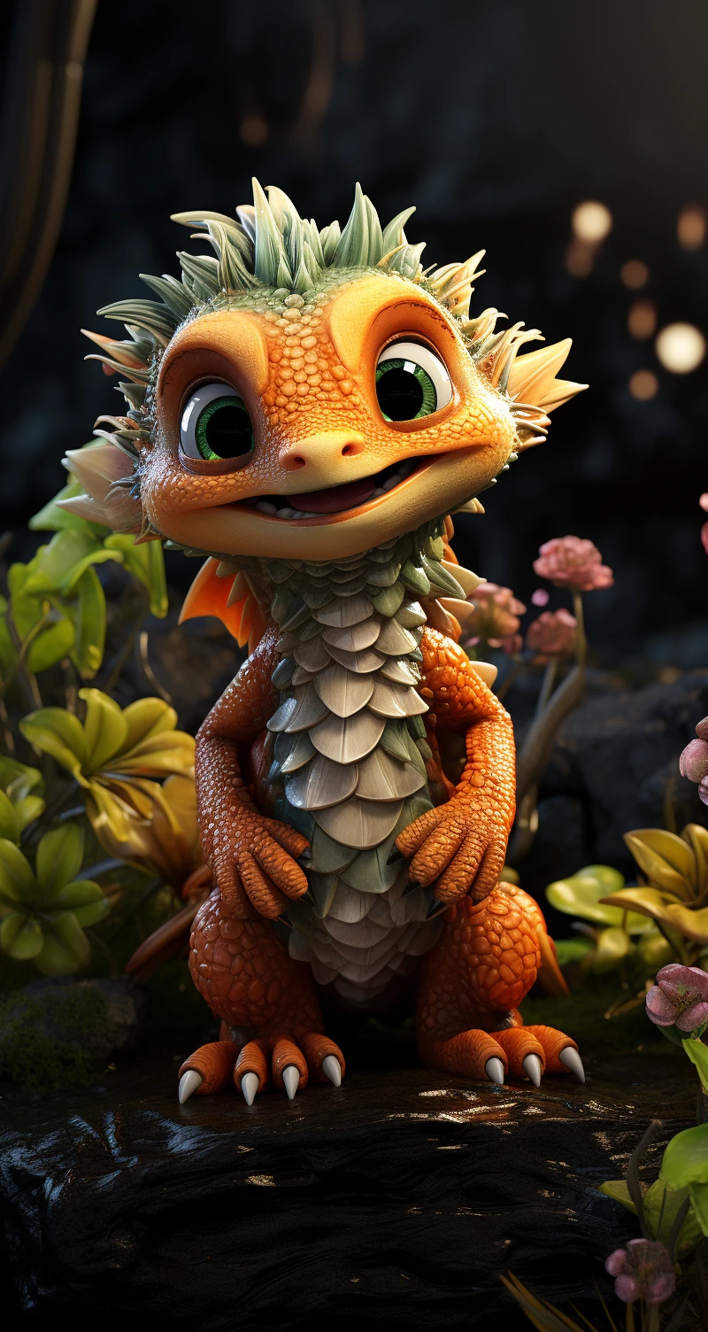 Dragon Pixar Sunny Bright