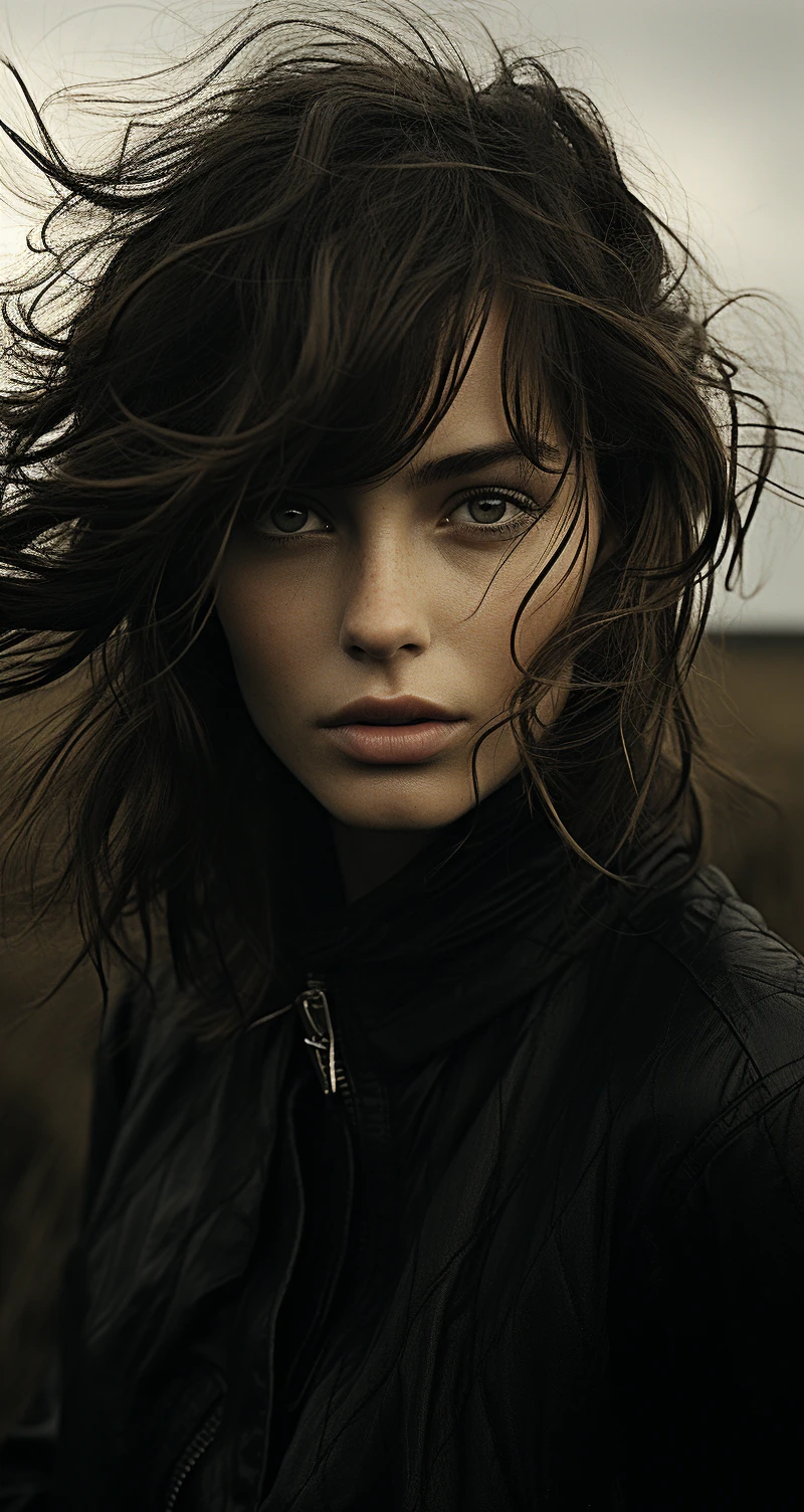 Young Woman Grass Photography