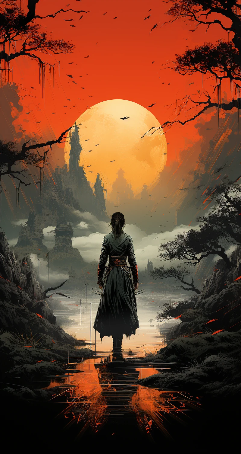 Samurai Night Her Sword