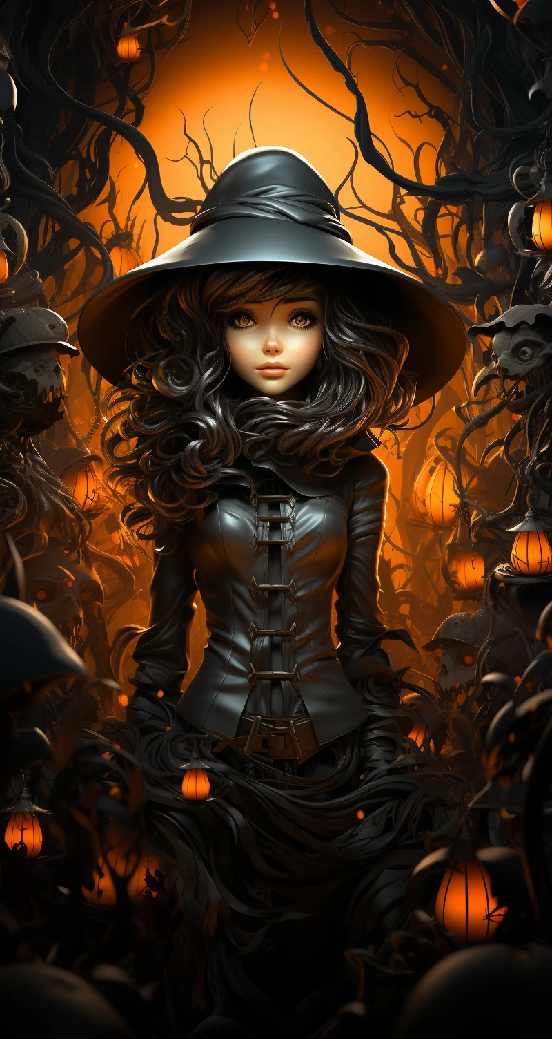 Halloween Spooky Scene