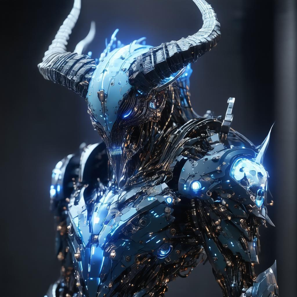 Cybernetic Demonic Duke of Hell in 3D