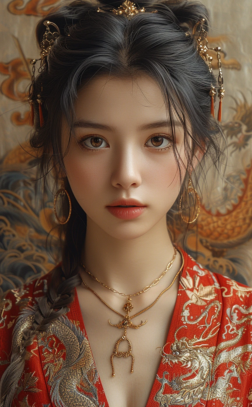 Beautiful Chinese Girl Visual Study Art