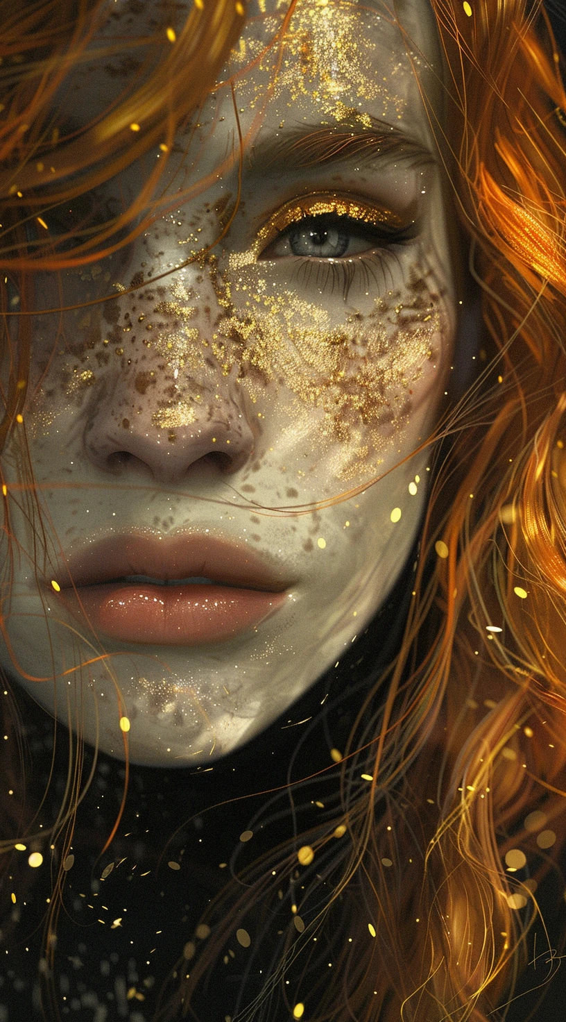 Art Piece Fantasy Woman Red Hair