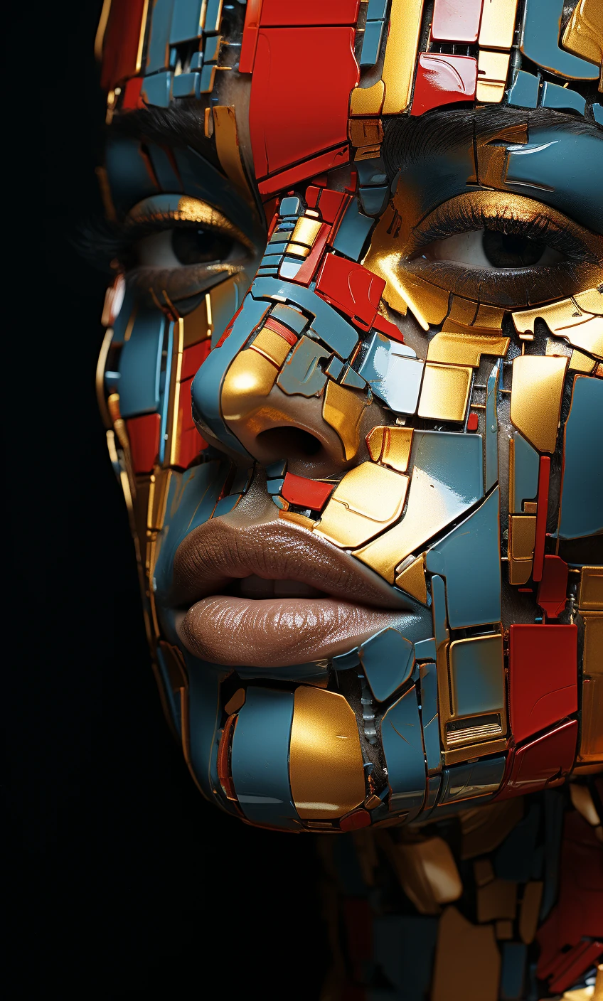 Robot Men Beta Visual Study Art