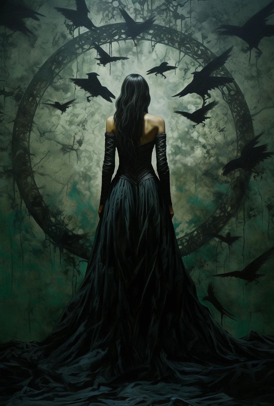 Woman Dark Fantasy Silhouette