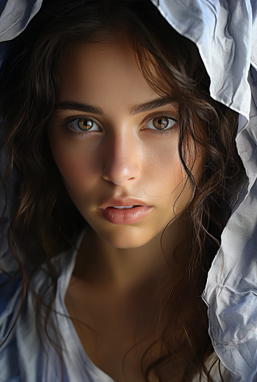 Woman Brown Eyes Face Portrait