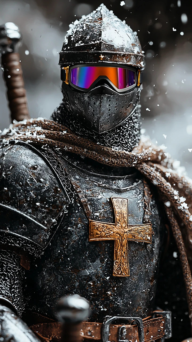 Medieval Knight Rainbow Glasses
