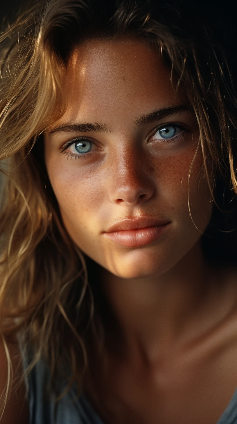 Woman Sharp Nose Portrait