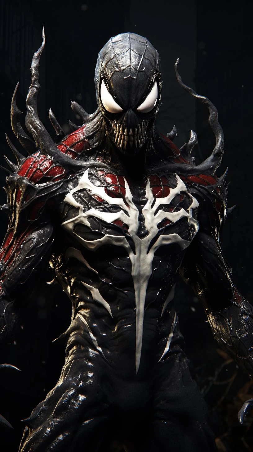 Venomized Spider-Man Ultra Realistic