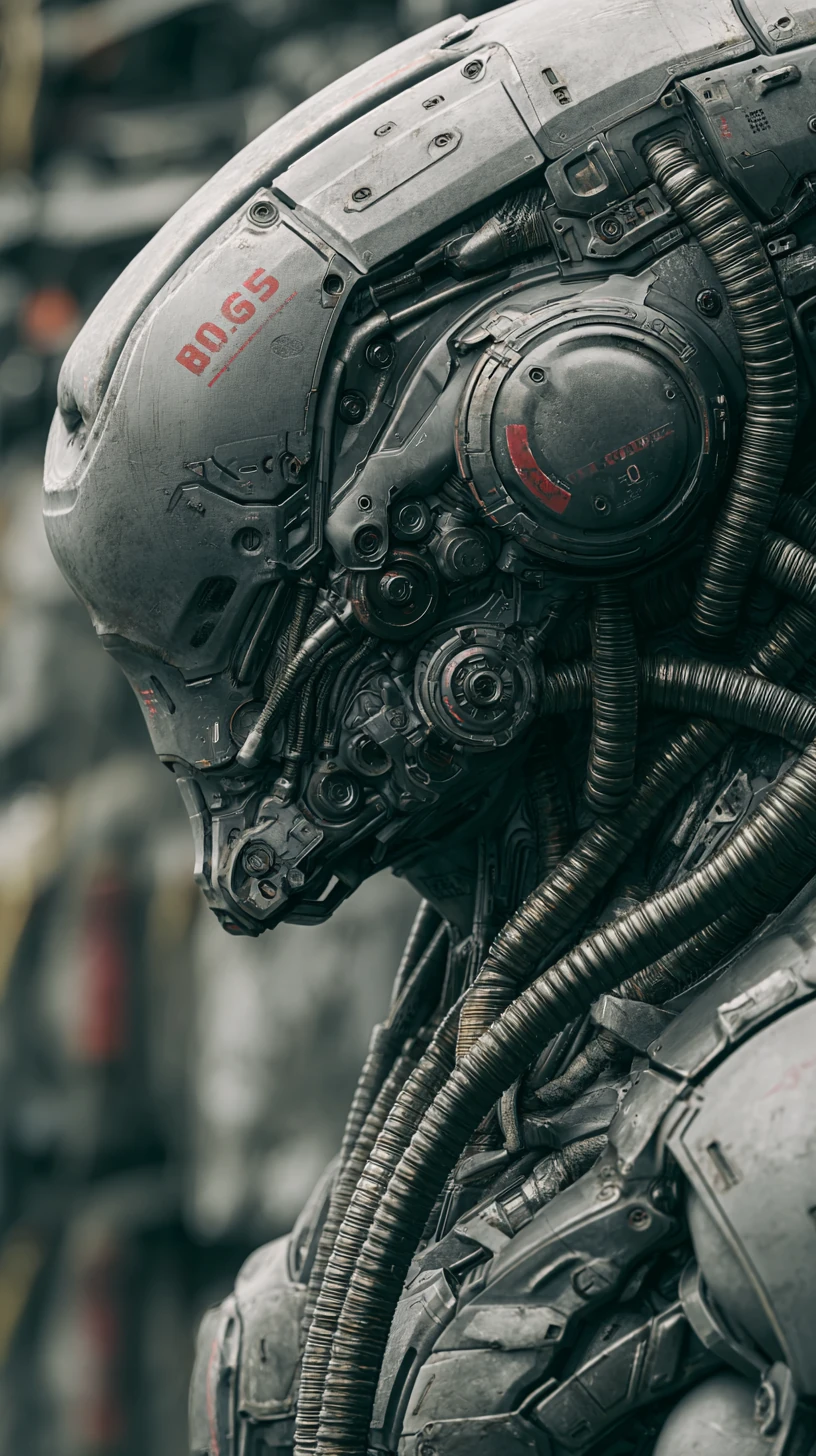 Biomechanical Industrial Mecha Design