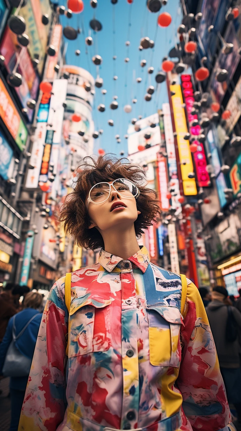 Student Tokyo Wide Angle Hyper Maximalist