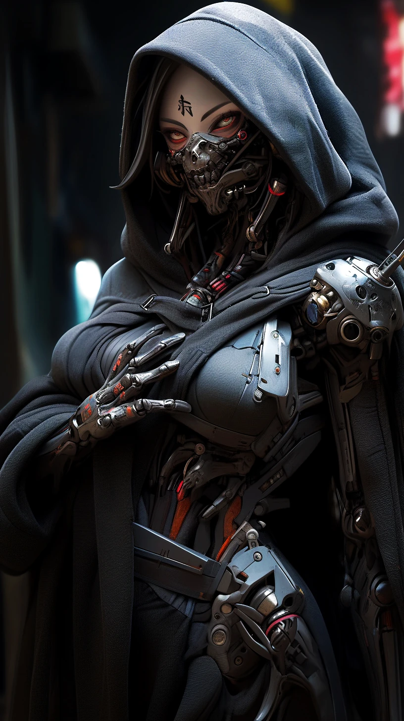 Mortal Kombat D'Vorah Insectoid Cyberpunk