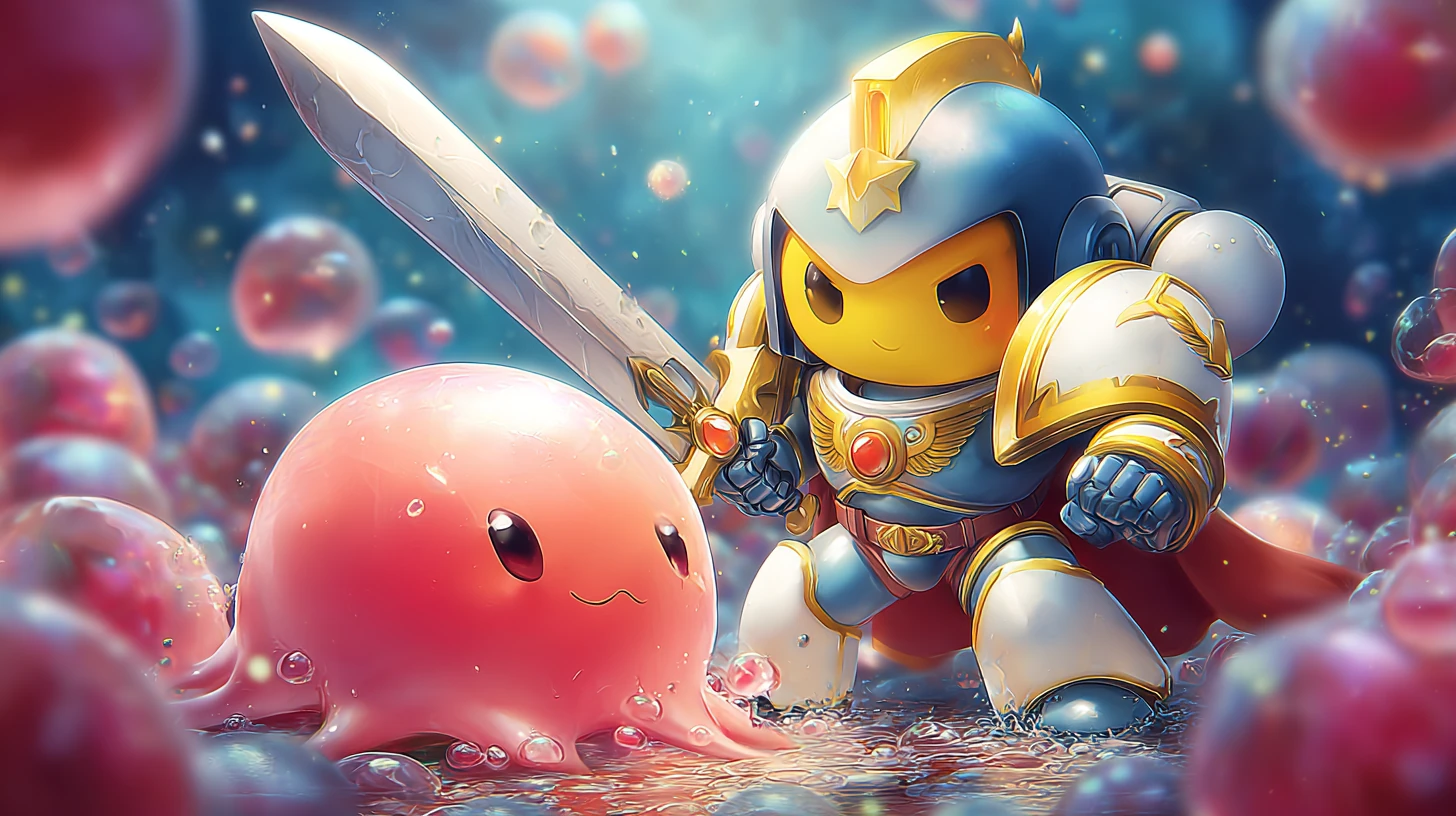Space Marine Warhammer 40k Jelly Monster