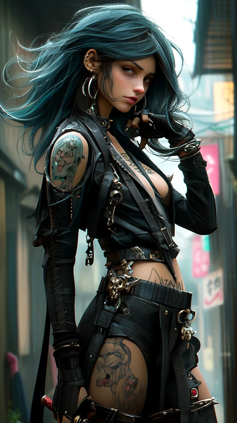 Mortal Kombat Jade Cyberpunk Green Unmasked