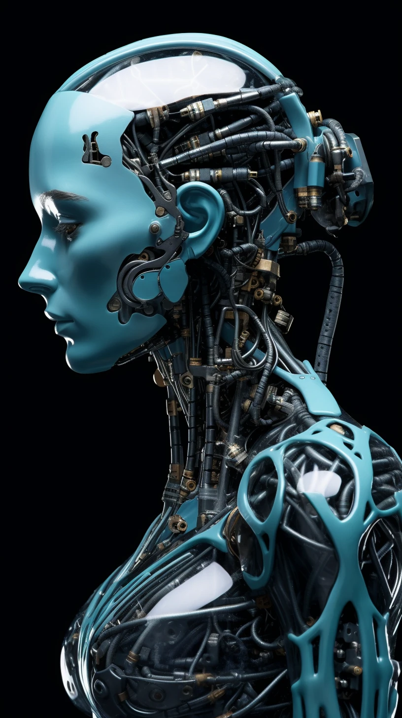 Android Face X-Ray Film Feminine Graceful