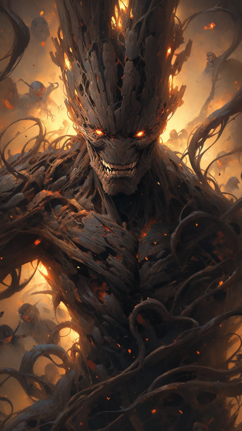 Groot Comic Character Epic Portrait