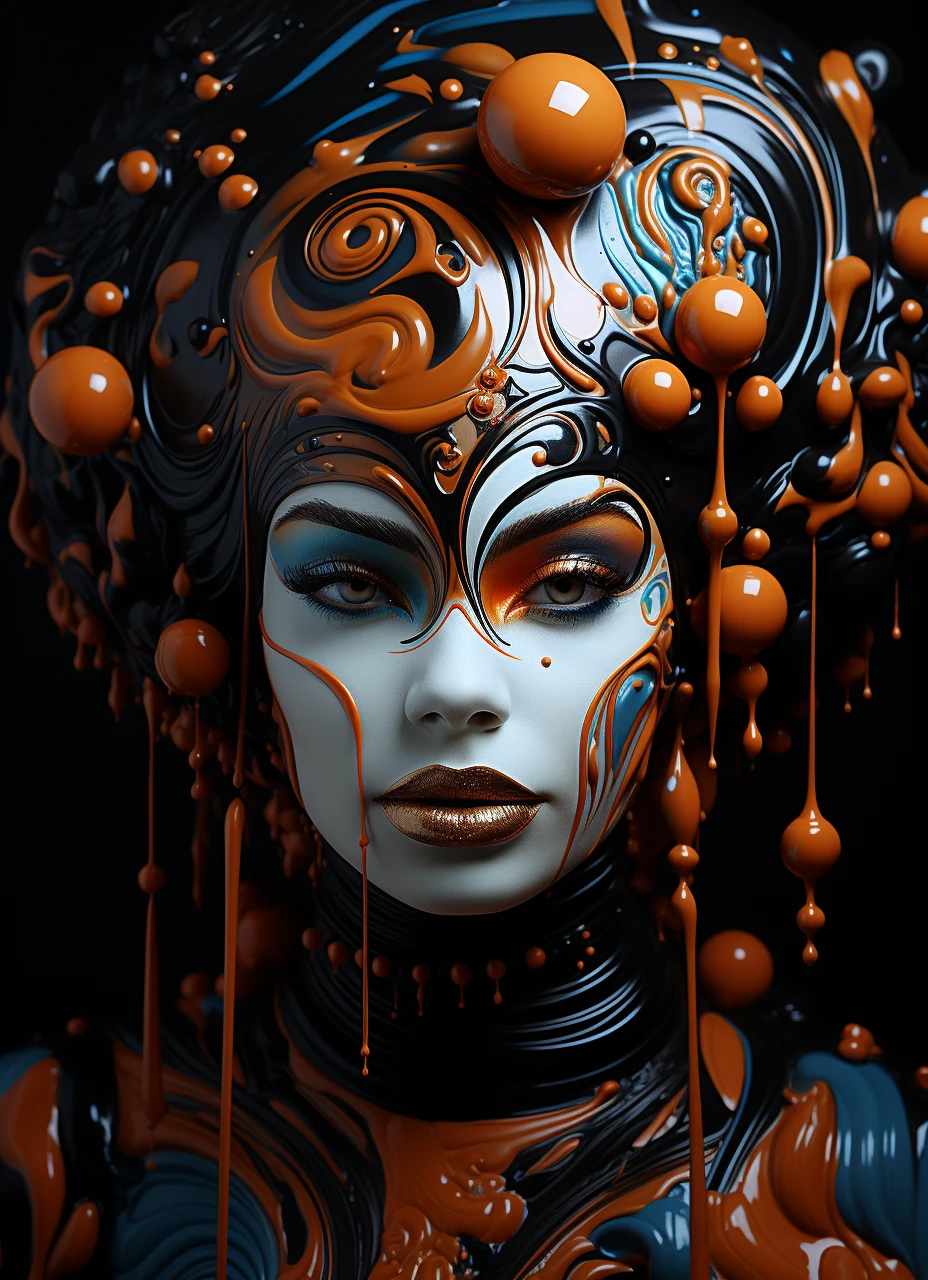 Coffee Art Deco Afrofuturism
