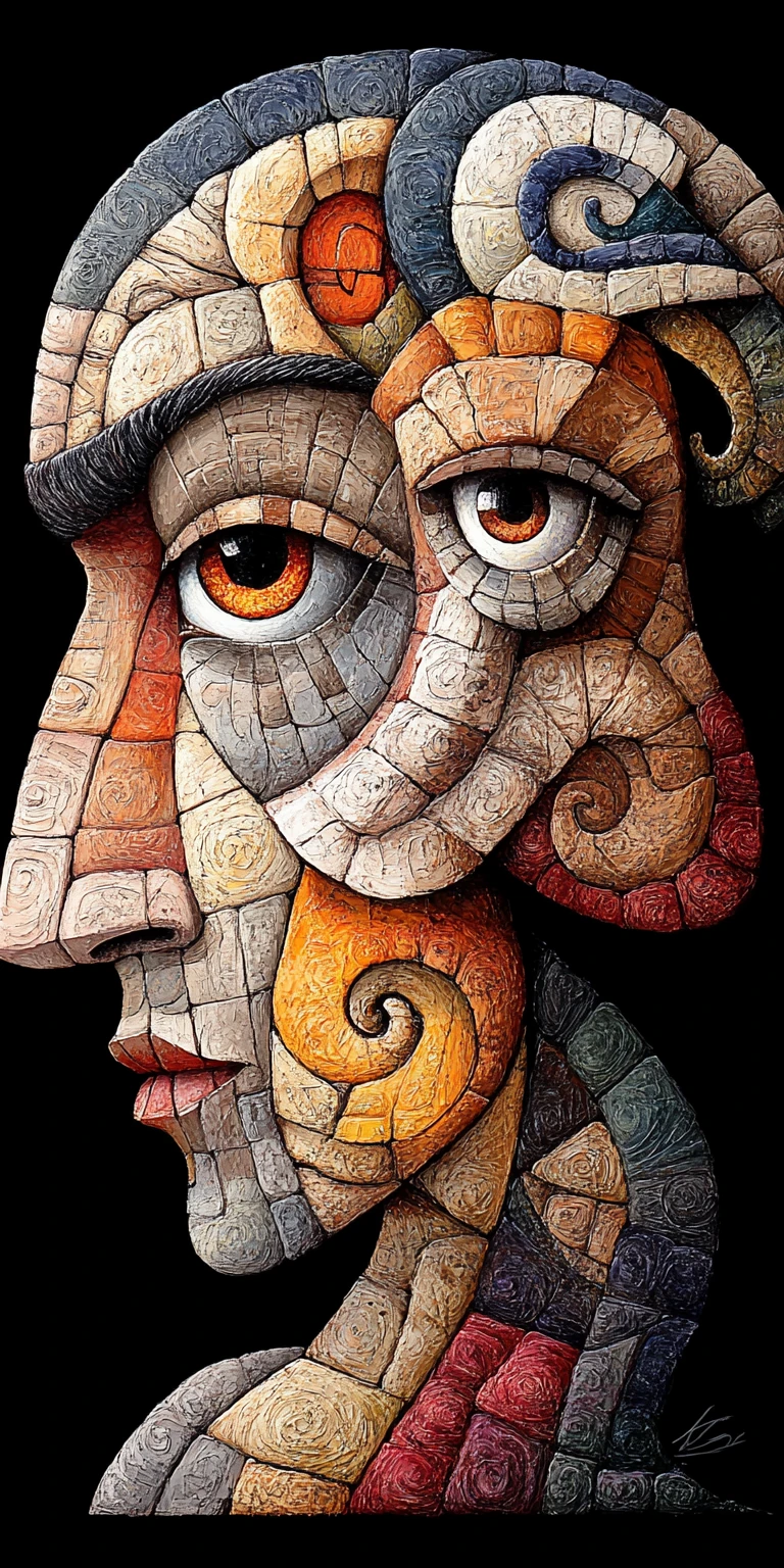 Picasso Style Abstract Realism