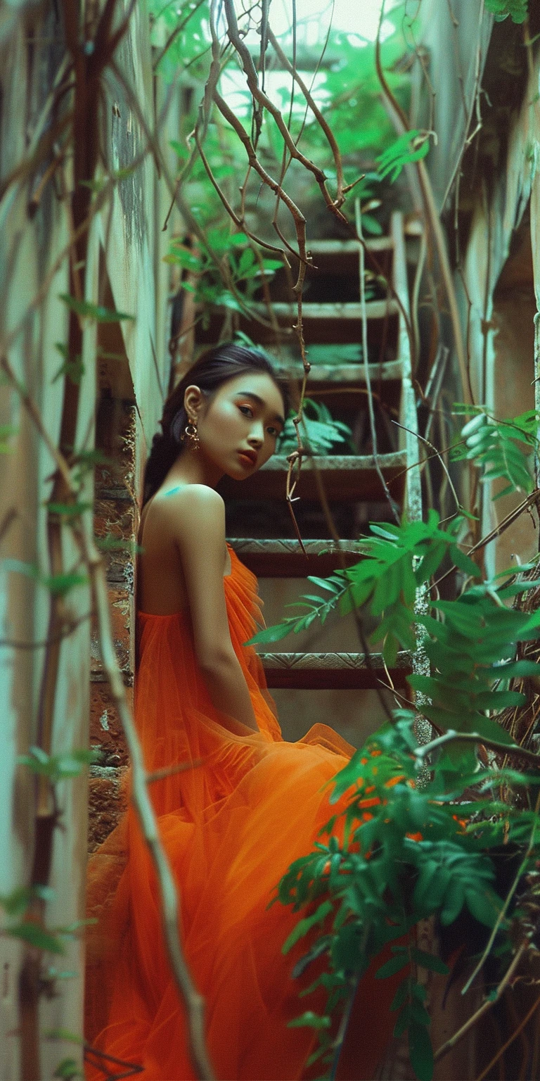 Asian Model Beauty Portrait