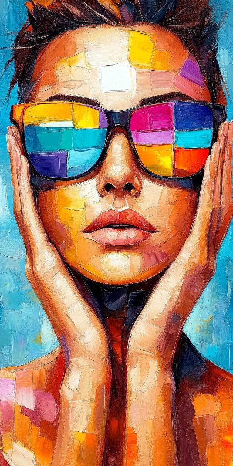 Woman Oil Canvas Palette Knife