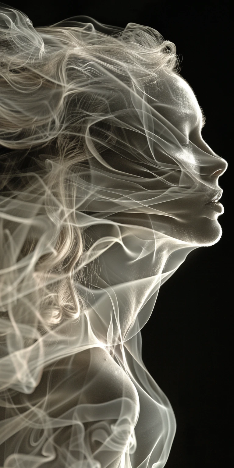 Woman Made Of Smoke Elegant