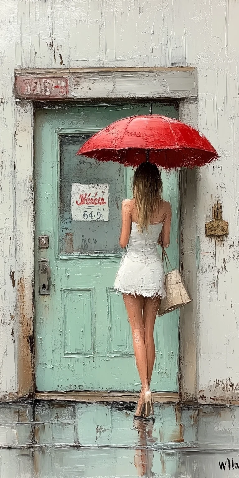 Woman Impressionist Painting Petite