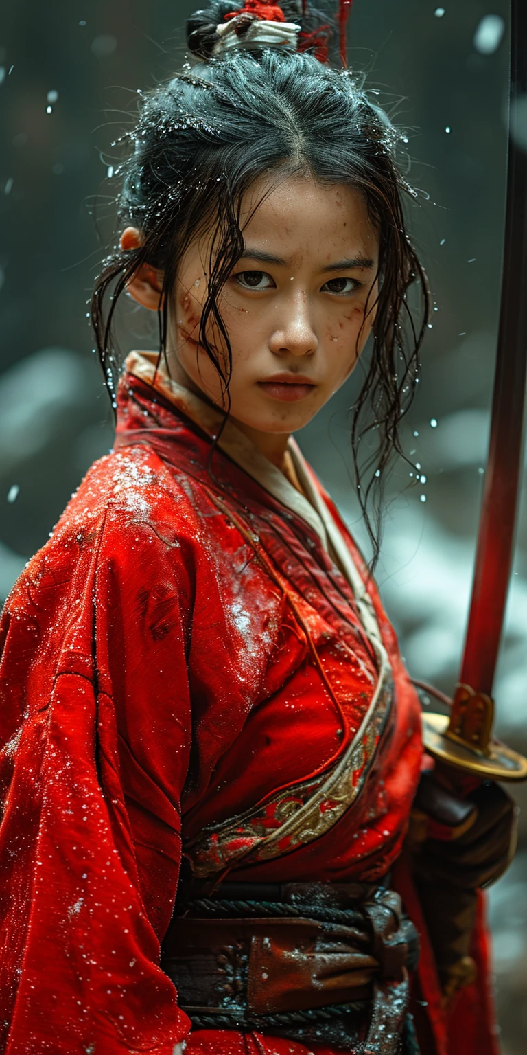 Girl Sword Wielding Ethereal Action