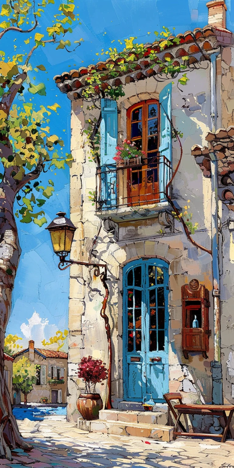 French Manor Provence Cezanne Impressionist