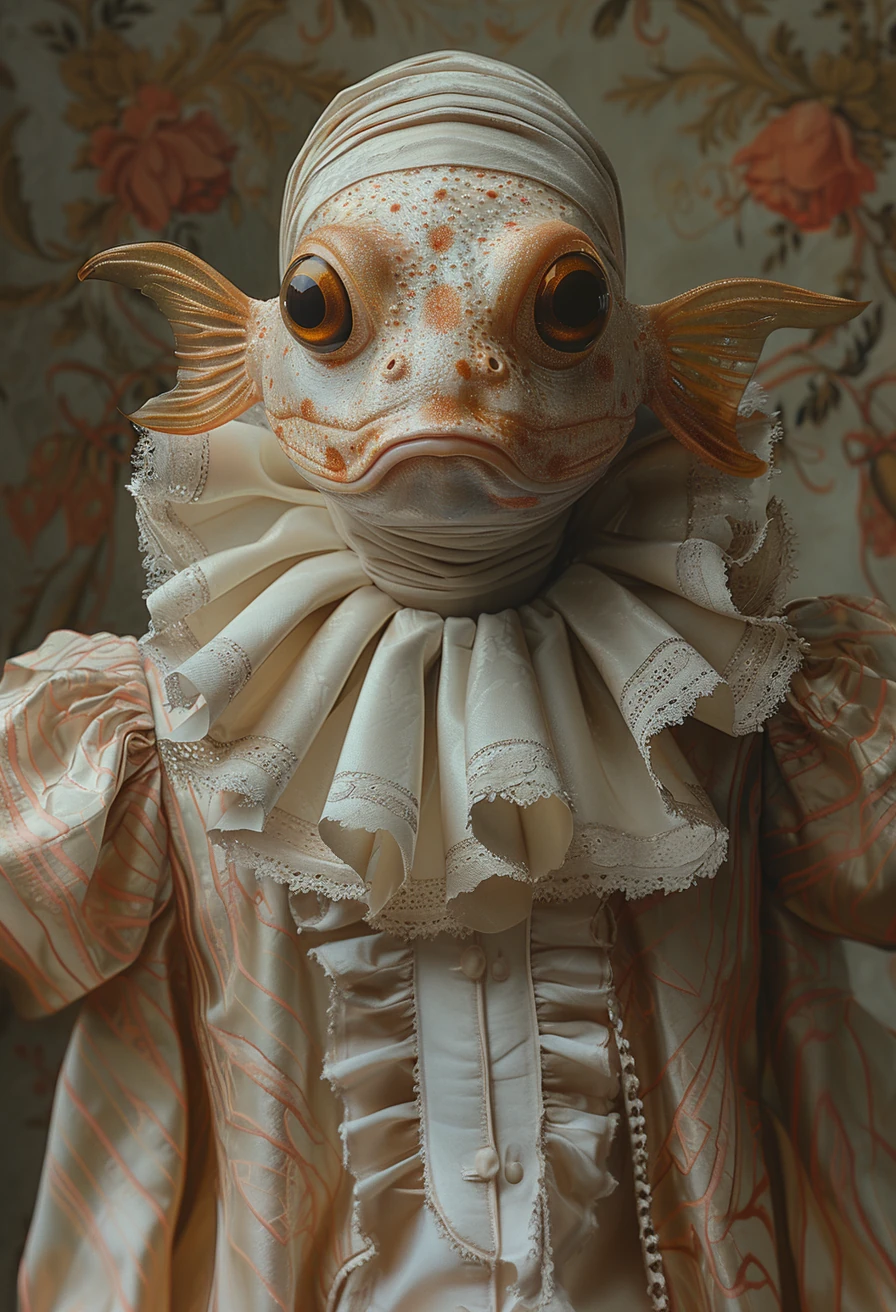 Woman puffer fish
