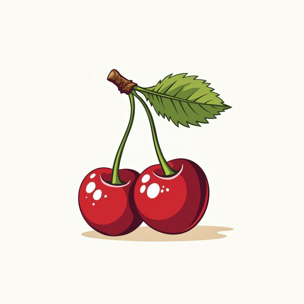 Cherries Drawn With Scientific Vector Precision