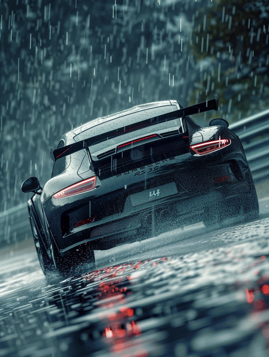 Porsche GT3 Racing Rain