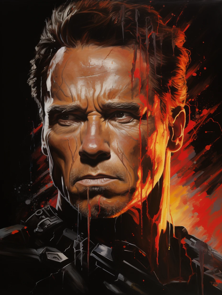 Terminator painted