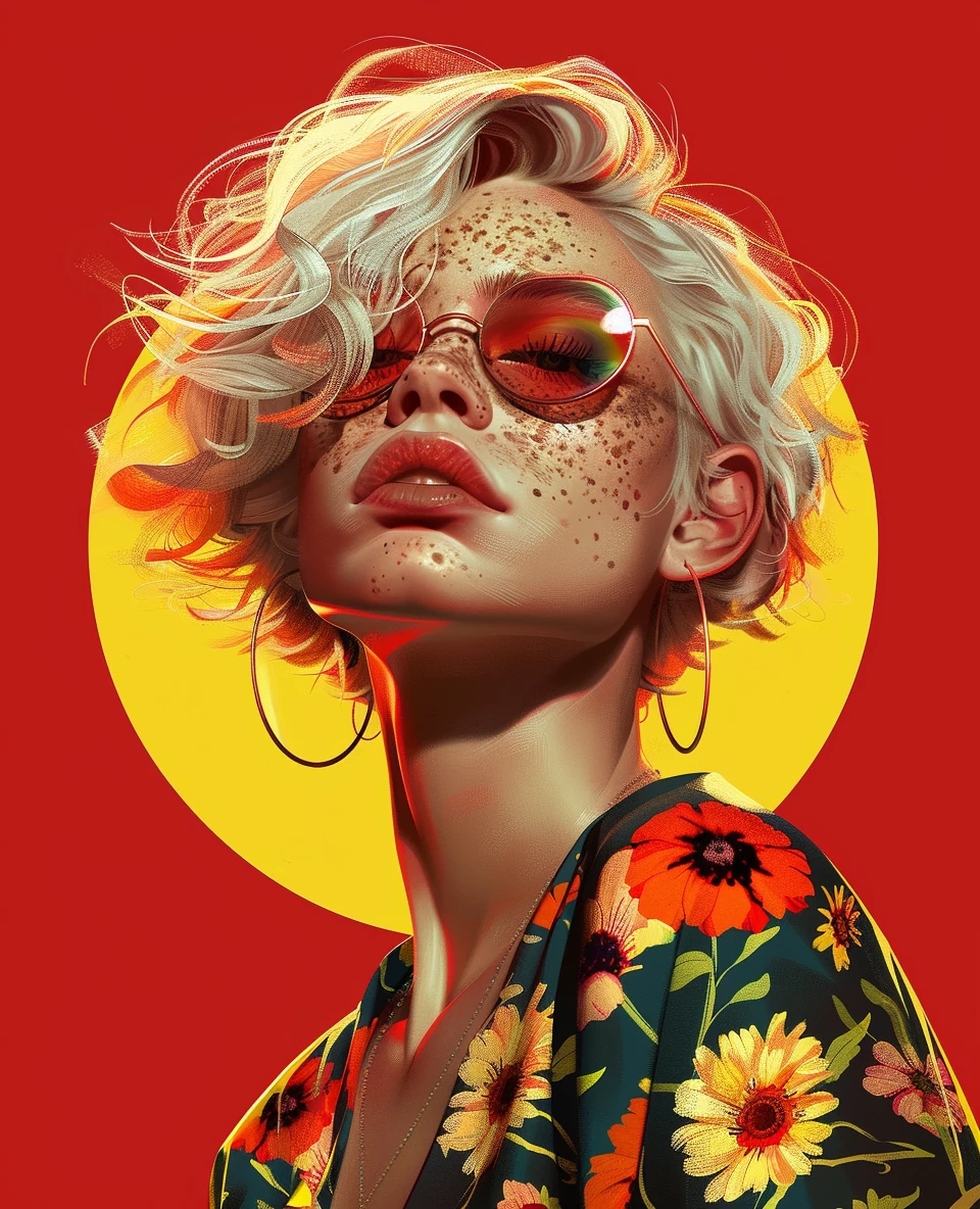 Woman Portrait Pop Art