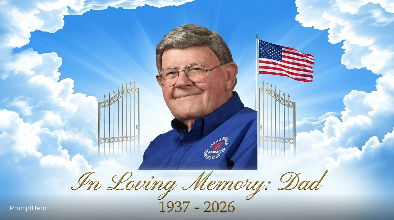 Memorial Flag Heavenly Dad